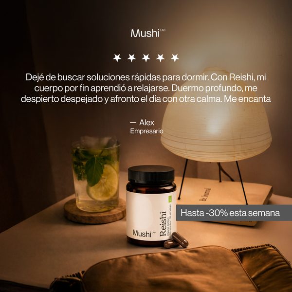 Creatividad Mushi Lab - Reishi para descansar mejor